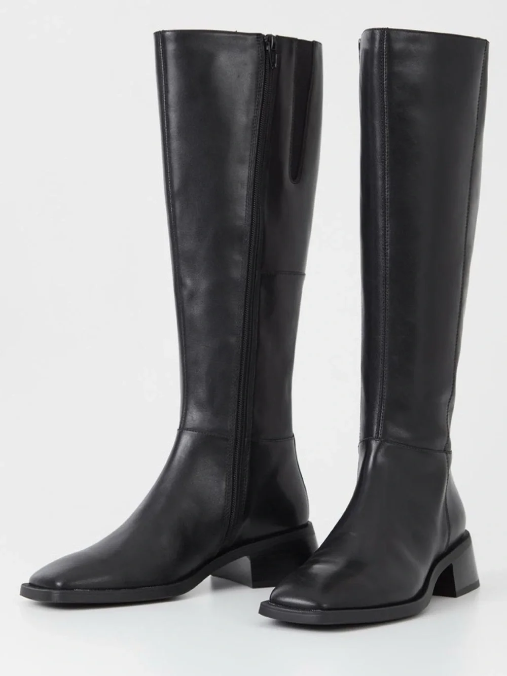 Vagabond Boots Blanca Knee High in Black Leather